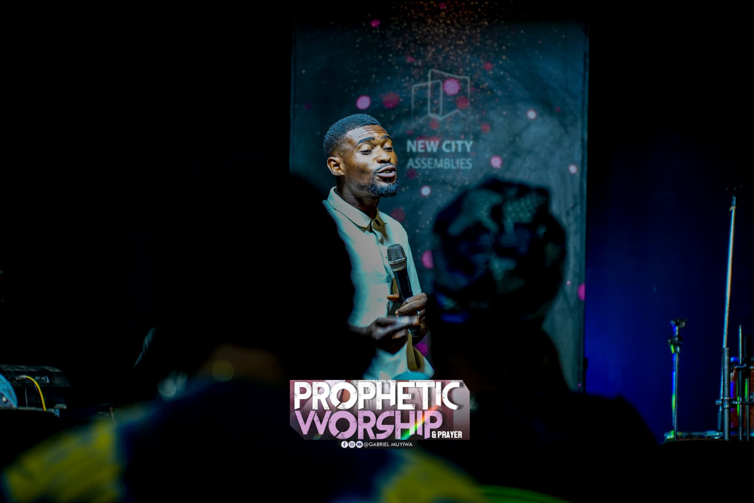 Worship service in session
